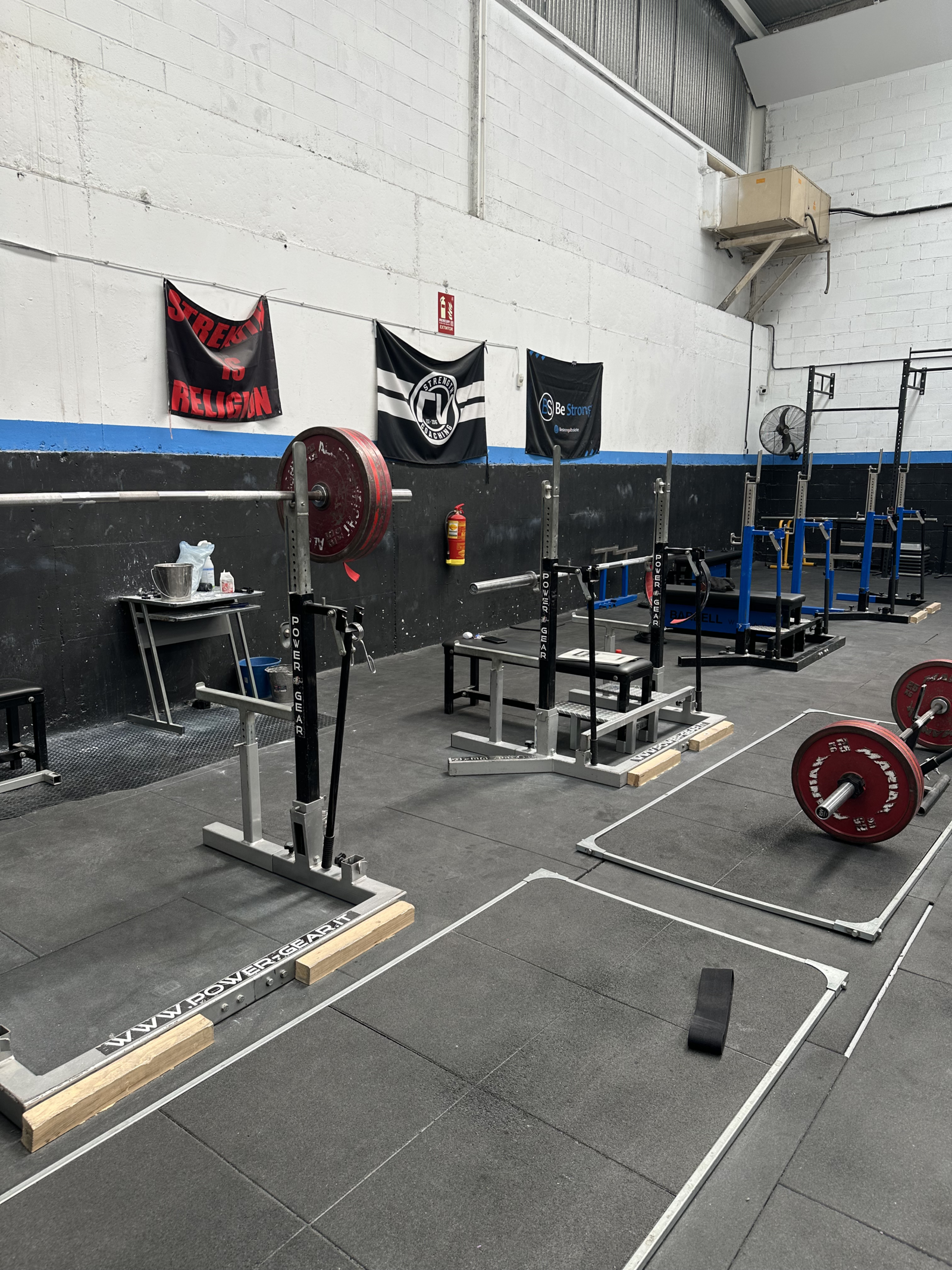 bancos de entrenamiento